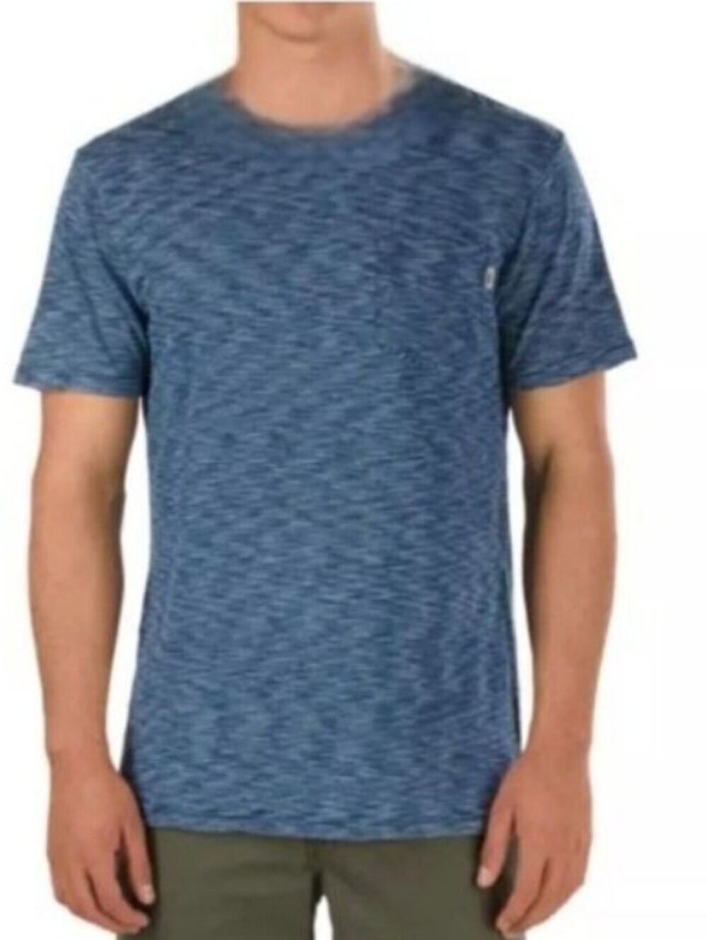 Vans Men's Nielson Short Sleeve Pocket T Shirt Blue Stripe Size Large